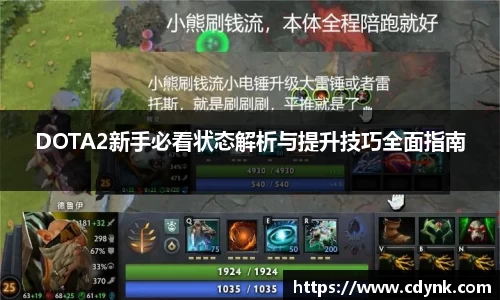 DOTA2新手必看状态解析与提升技巧全面指南